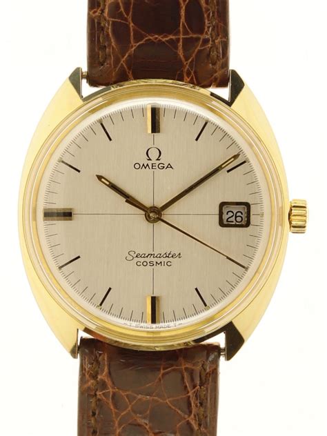 omega seamaster cosmic gold plated|Omega Seamaster cosmic 166.0195.